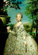 Anton Raphael Mengs the later Queen Maria Luisa of Spain oil painting on canvas